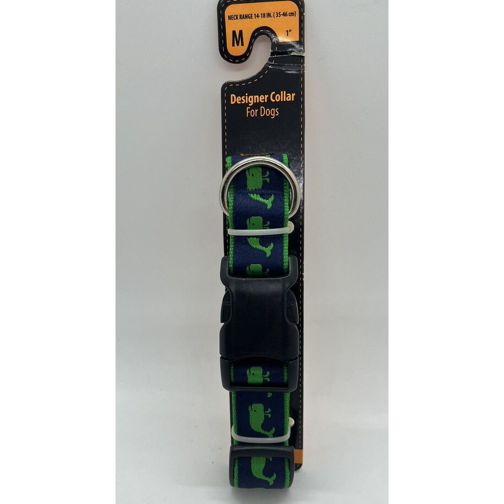 Dog VV Design Adjustable Designer‎ Collar fora Med size dog 14"-18" Neck New